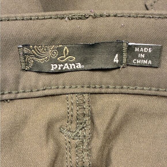 PRANA Meme Pant Olive Green Women’s Size 4 - Picture 7 of 7